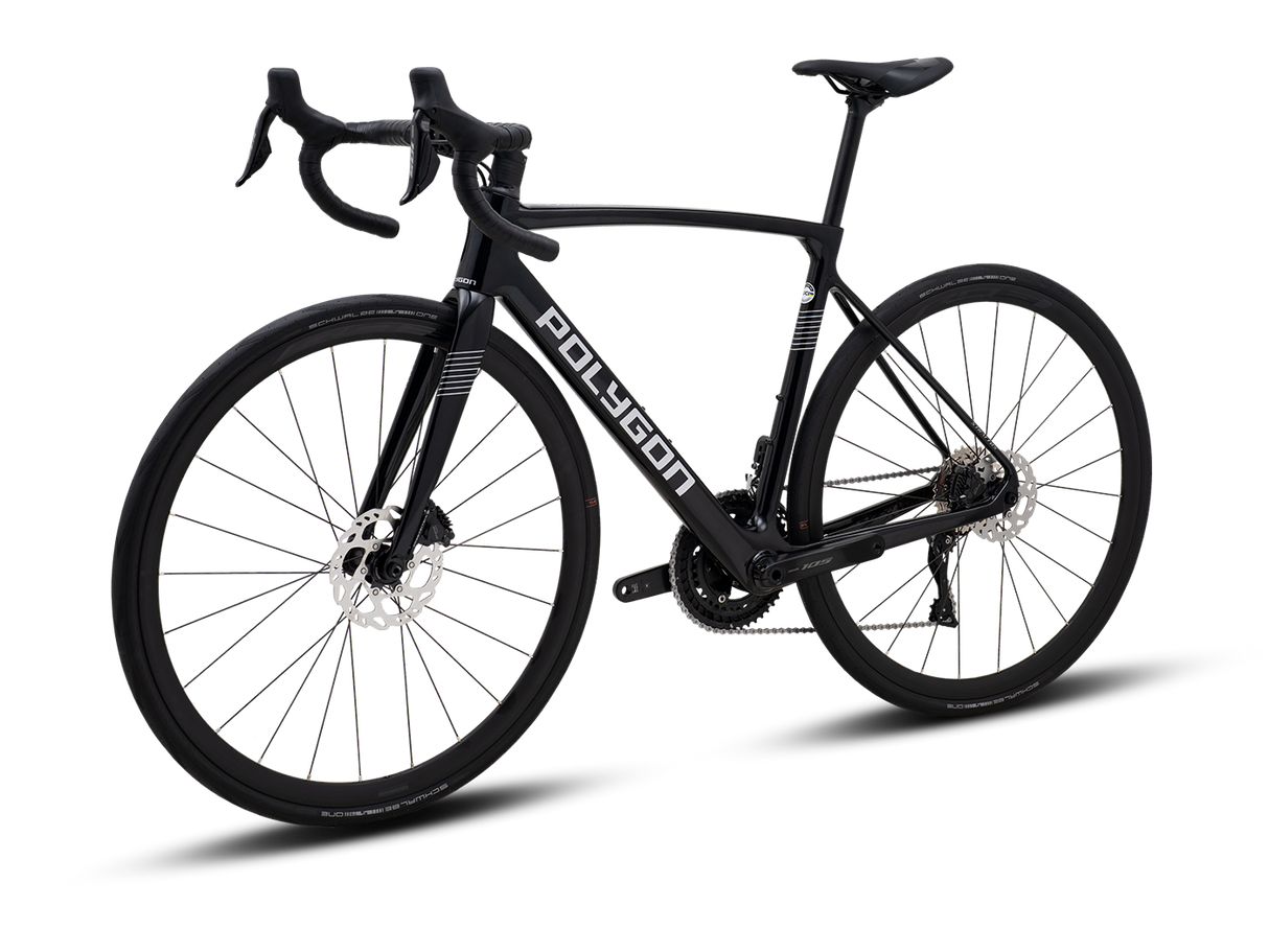 Bicicleta Ruta Polygon Strattos Carbon S7X Black- 105 Di2 12V