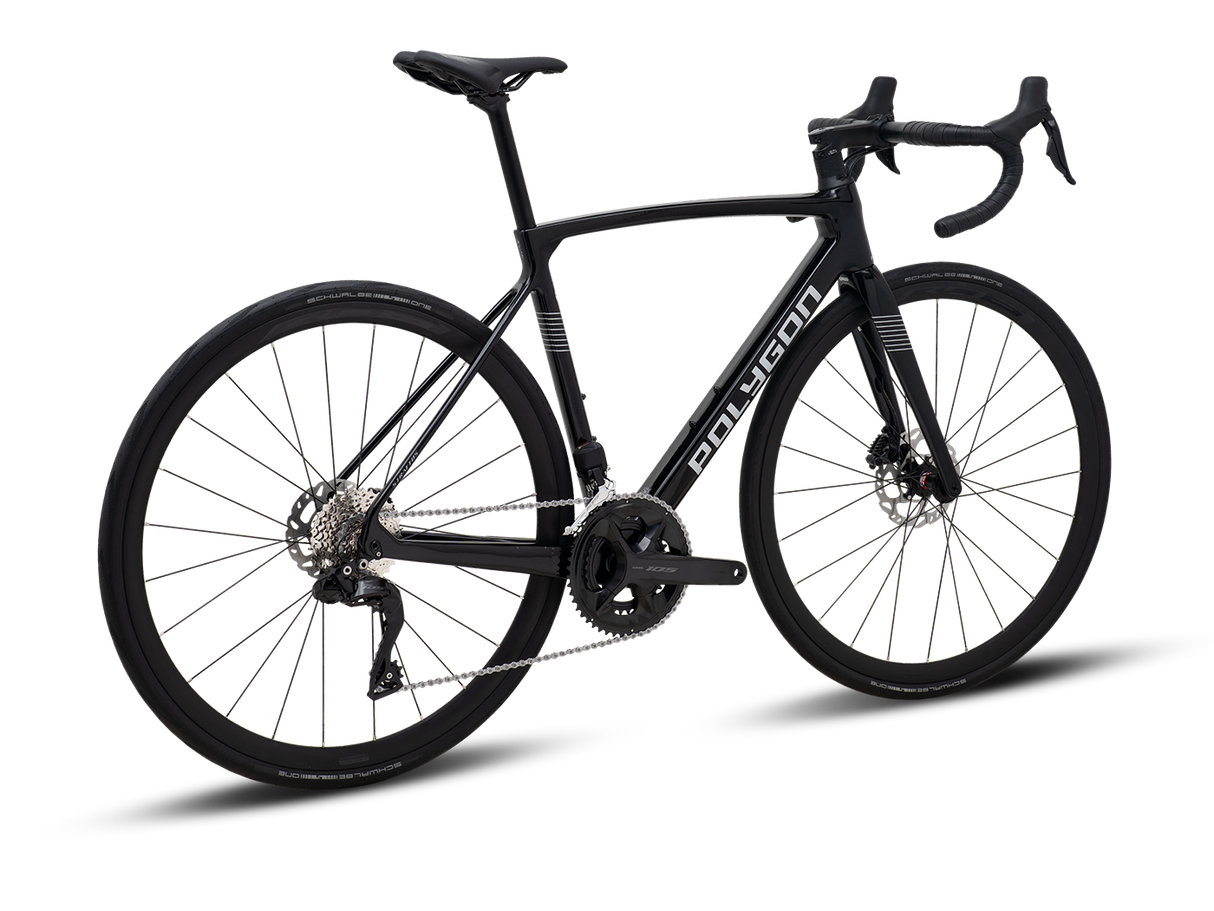 Bicicleta Ruta Polygon Strattos Carbon S7X Black- 105 Di2 12V