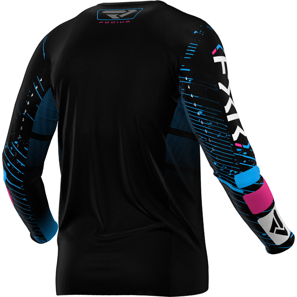 FXR Racing Jersey Fxr Podium Black/Cyan/Pink