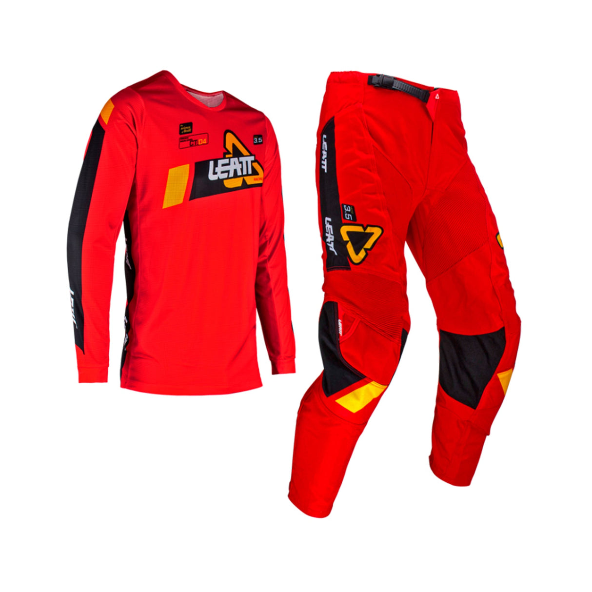 Ride Kit Leatt 3.5 Niño Red (Pantalón + Jersey)