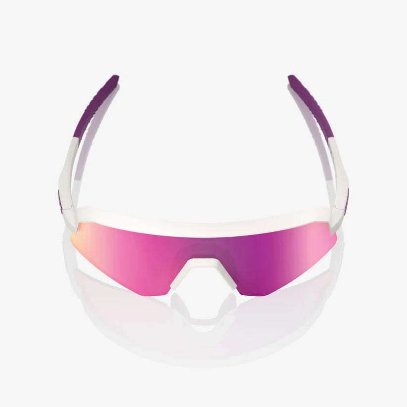 Anteojos 100% Slendale Sl Matte Chalk - Purple Mirror Lens
