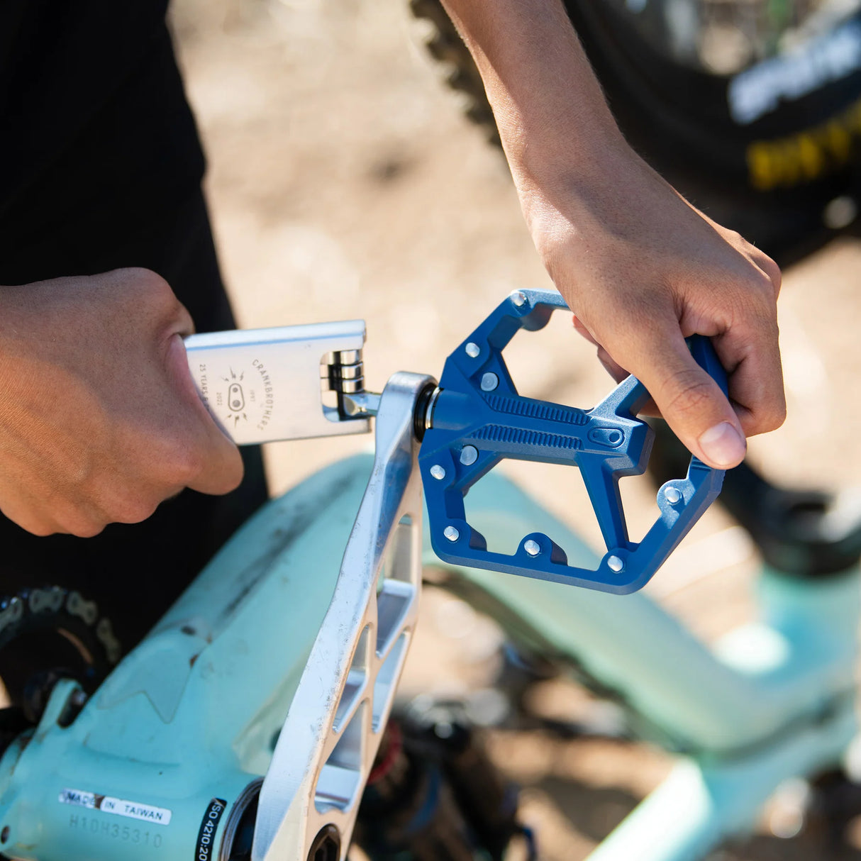Pedales Crankbrothers Stamp 1 Green V2