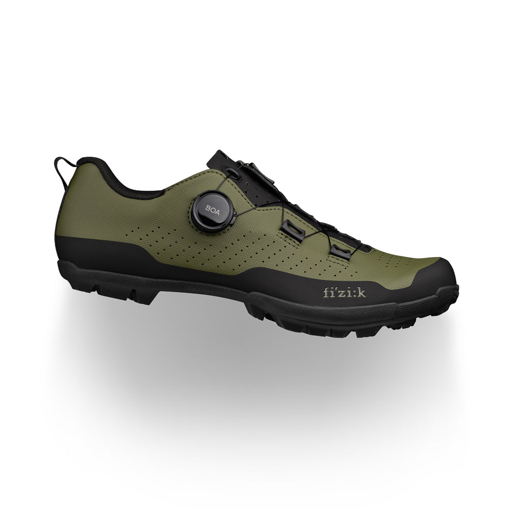 Zapatillas De Bicicleta Fizik Atlas Army-Black
