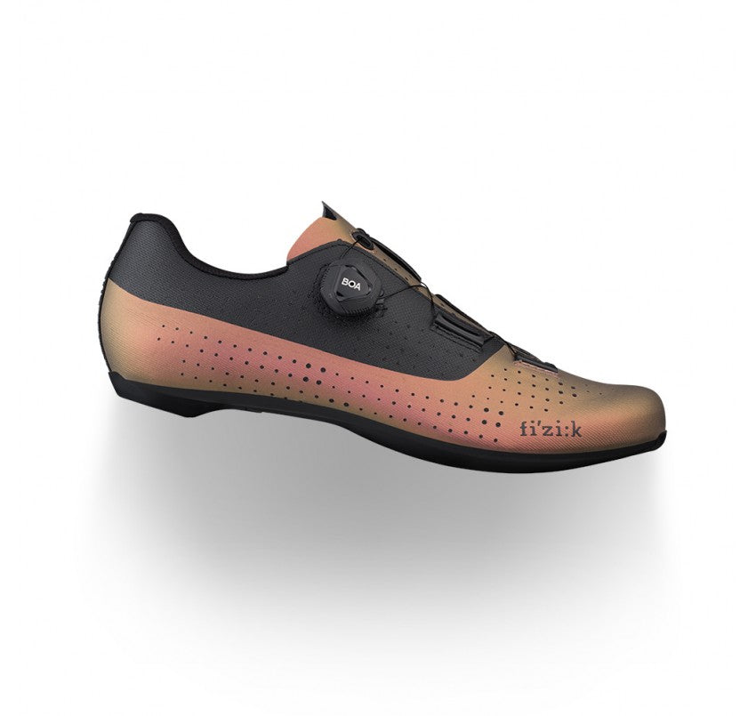 Zapatillas De Bicicleta Fizik Overcurve R4 Iridiscente Cobre-Negro