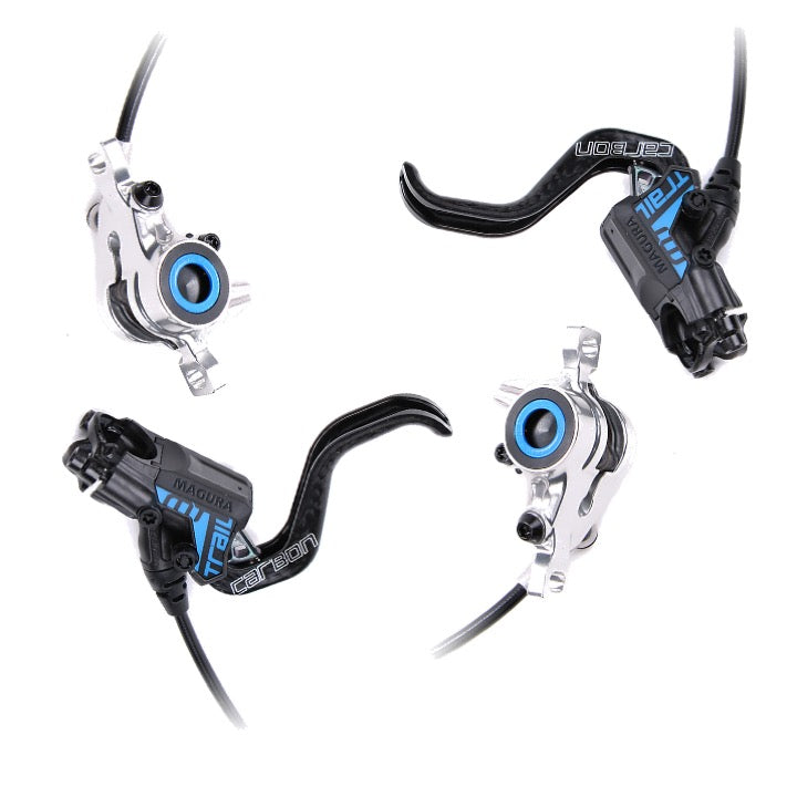 Set De Frenos Magura Mt8 Trail Chrome Carbon