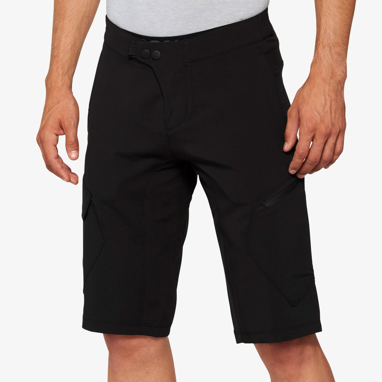 Shorts 100% Ridecamp W/ Liner Black