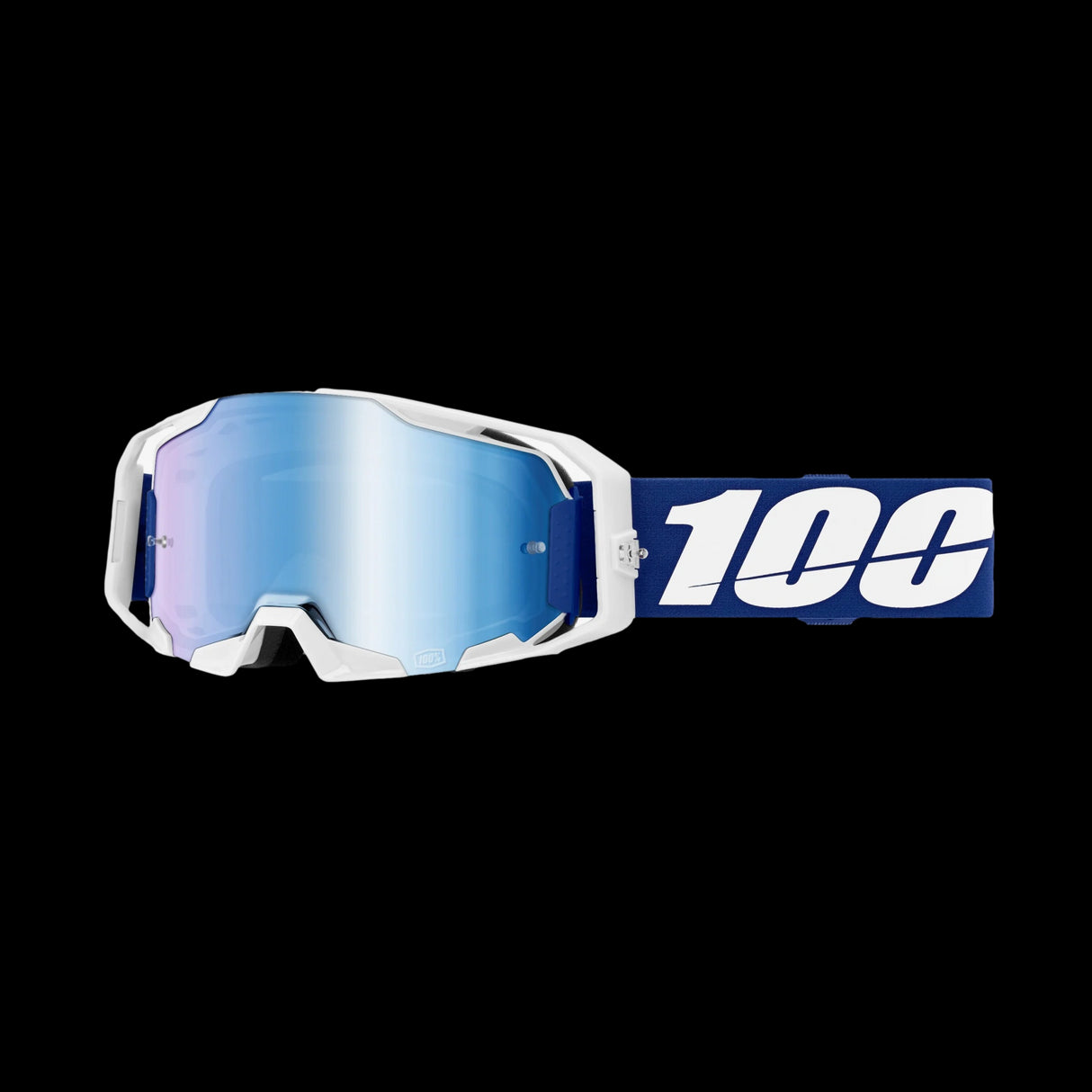Antiparra 100% Armatic Goggle Blue - Mirror Blue Lens