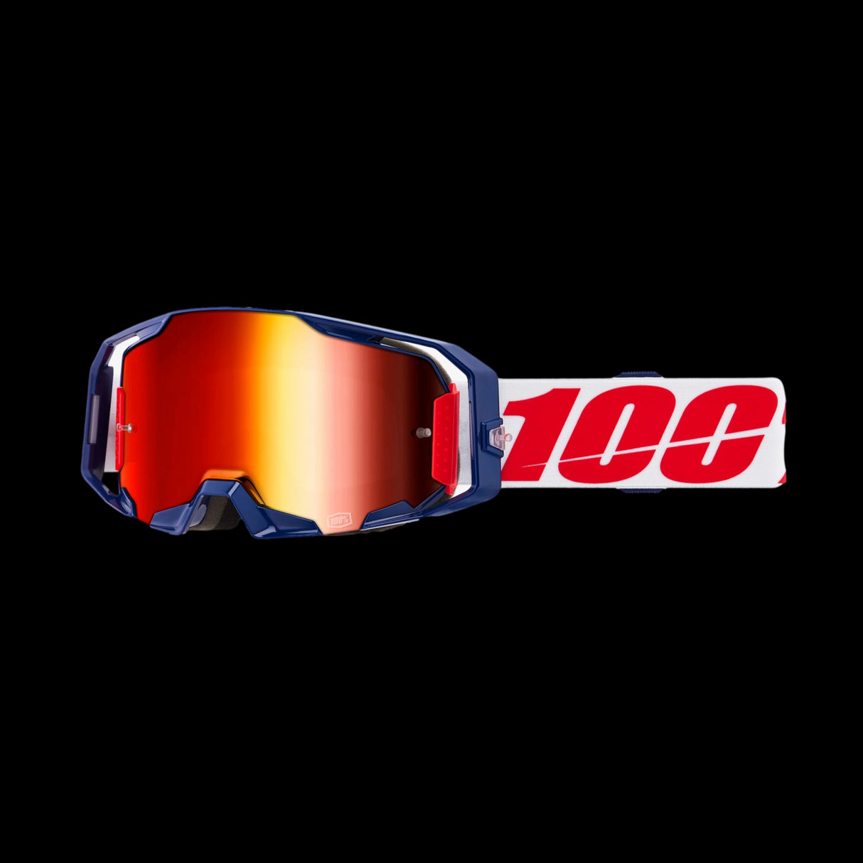 Antiparra 100% Armatic Goggle Mach Z - Mirror Red Lens