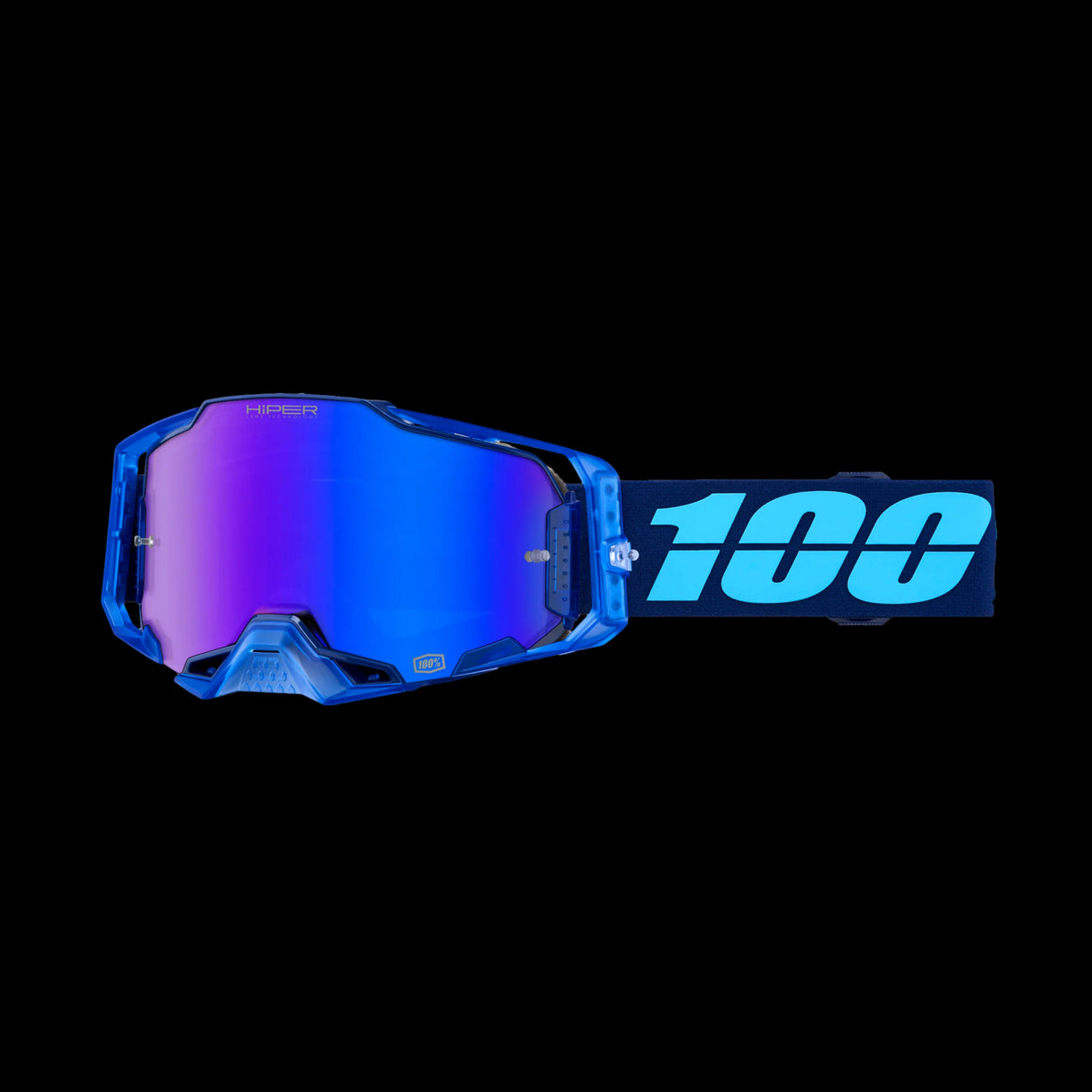Antiparra 100% Armega Hiper Coupe - Mirror Blue Lens
