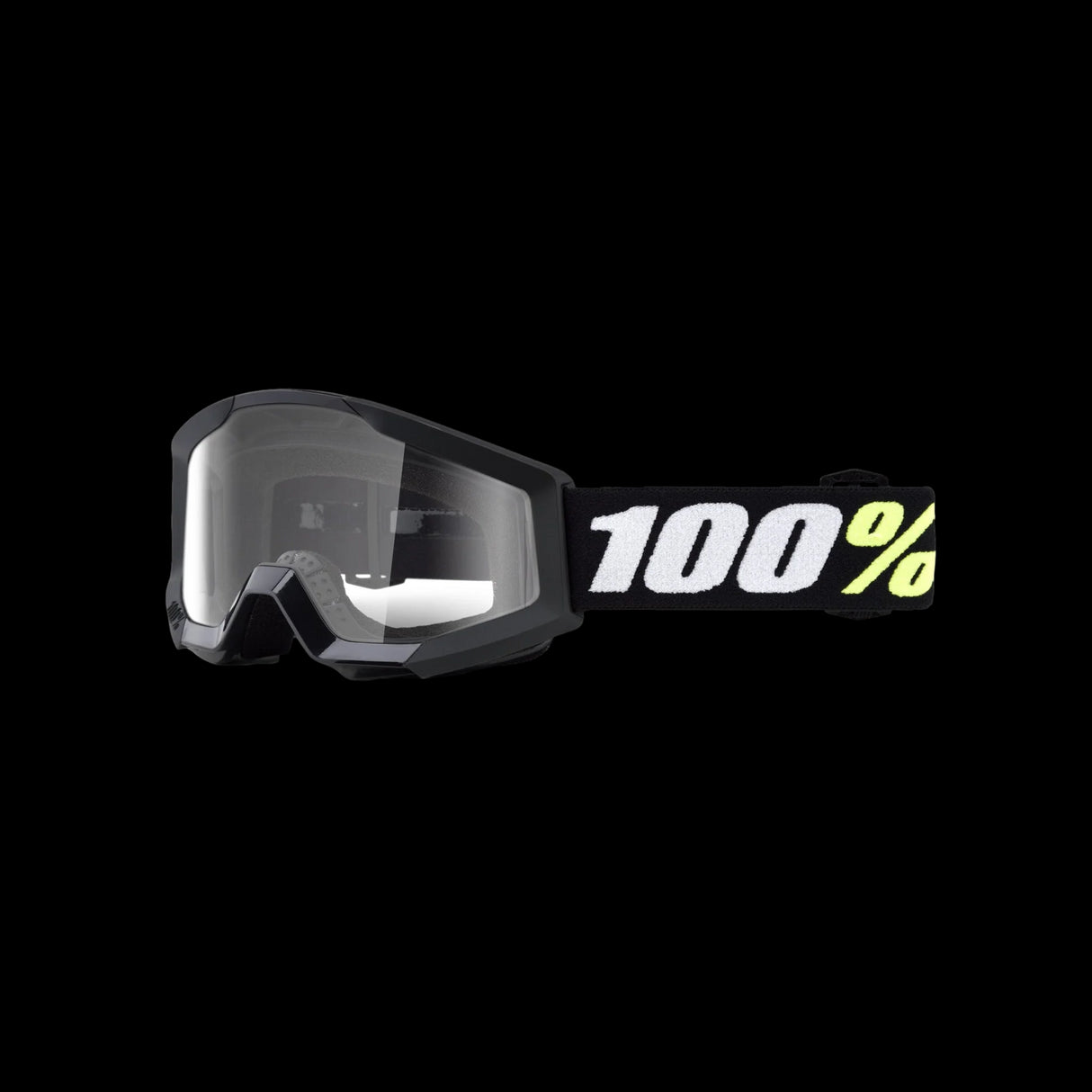 Antiparra 100% Strata Mini Black - Clear Lens