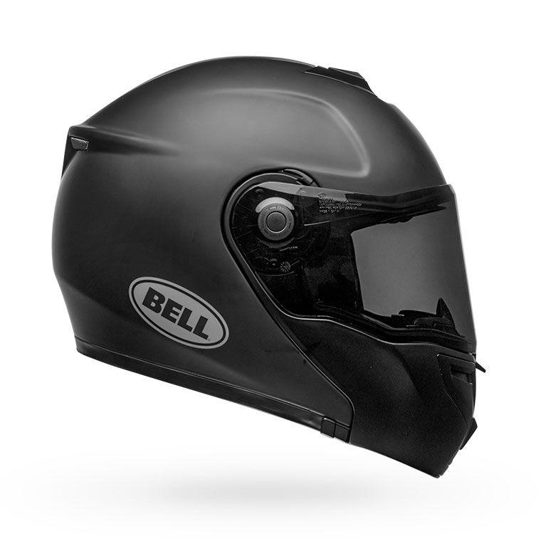 Casco Moto Calle SRT Modular Negro Brillante Certificado QR Bell