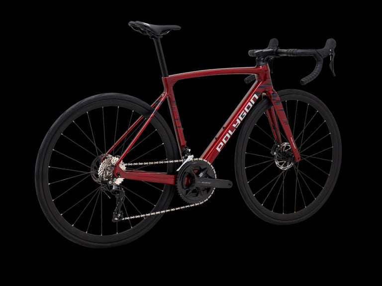 Bicicleta Ruta Polygon Strattos S7D Red/Blk - 105 12V