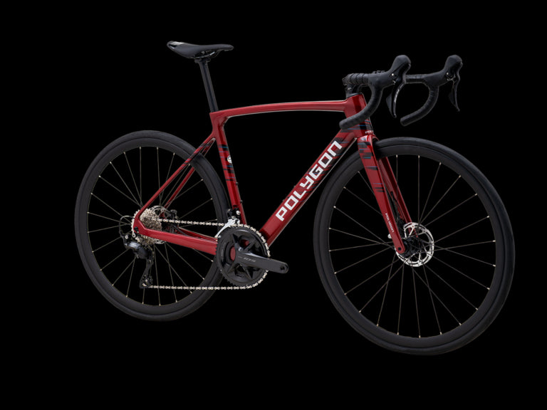 Bicicleta Ruta Polygon Strattos S7D Red/Blk - 105 12V