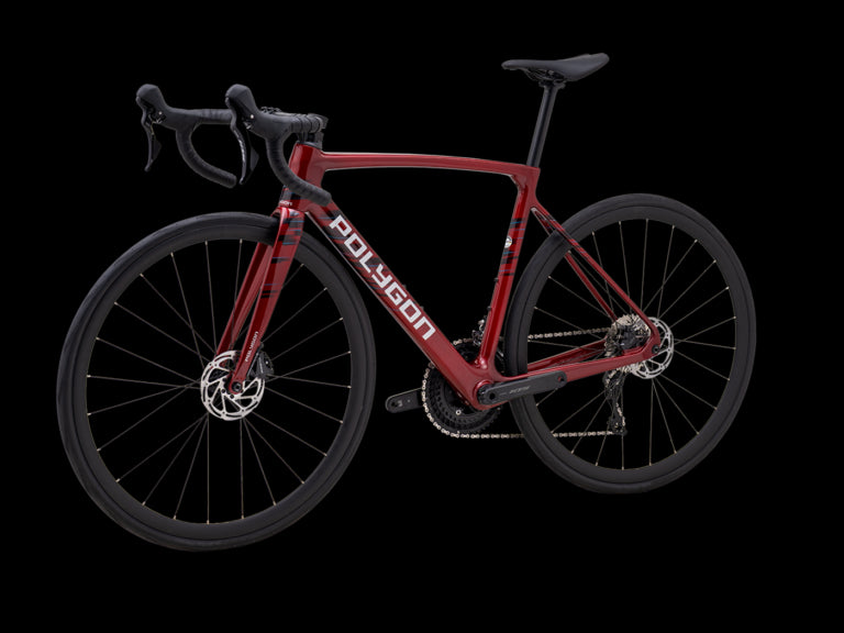 Bicicleta Ruta Polygon Strattos S7D Red/Blk - 105 12V