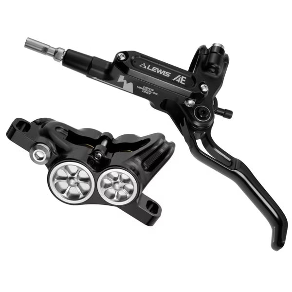 Set Completo de Frenos Lewis AE 4 Pistones Black