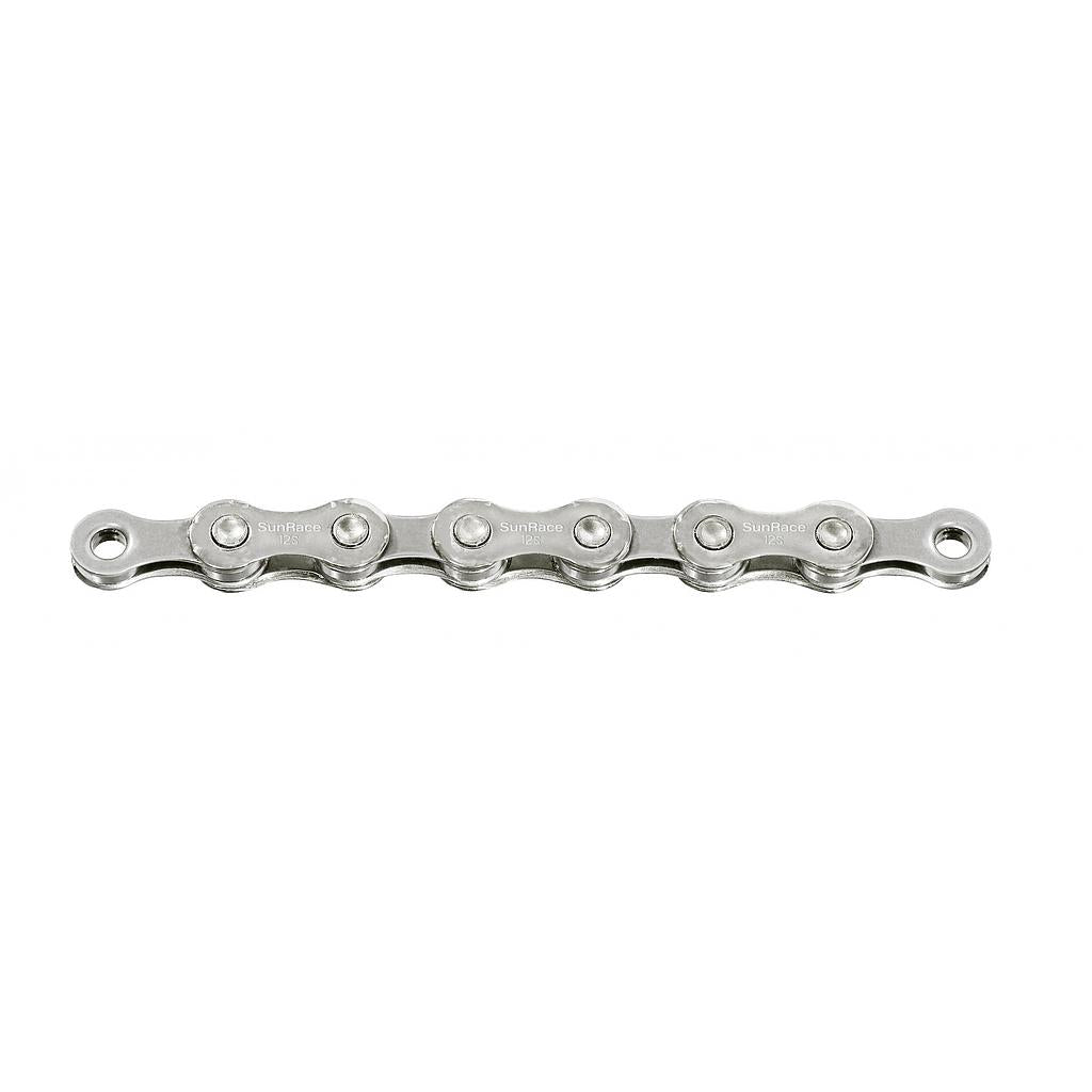 Cadena Sunrace Cn12A 12V 126 Eslabones Q/Link Plateada