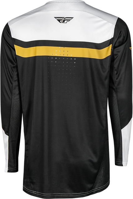 Jersey Fly Racing Rayce Blanco/Negro/Dorado