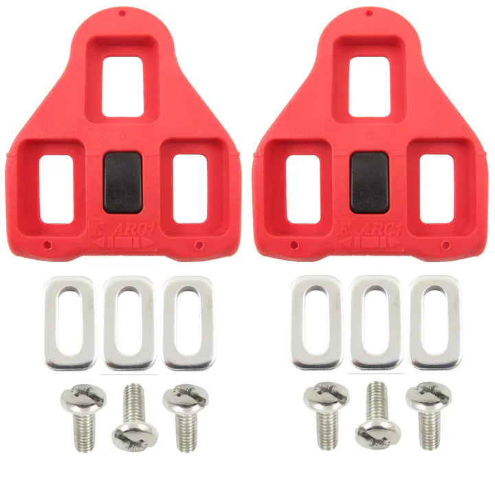 Calas Ruta Vp Arc 1 Look Delta Cleats, 9 Degree Red