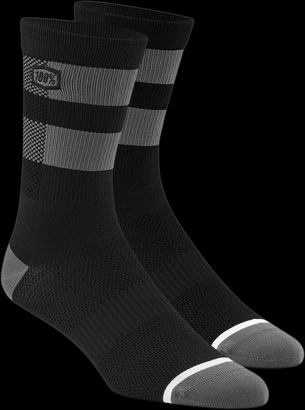 Calcetines 100% Flow Performance Mtb Black/ Grey