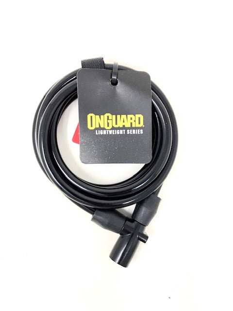 Candado On Guard Espiral C/Llave 150X8M