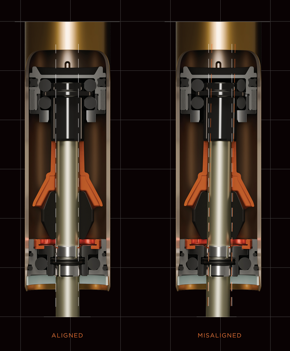 Horquilla Fox 2026 36 K, Float, 29In, F-S 160 Grip X2 Shiny Orange