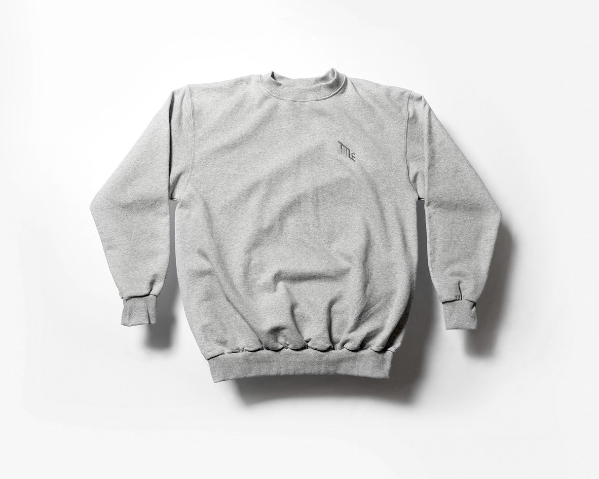 Poleron Crew Neck Title - Gris