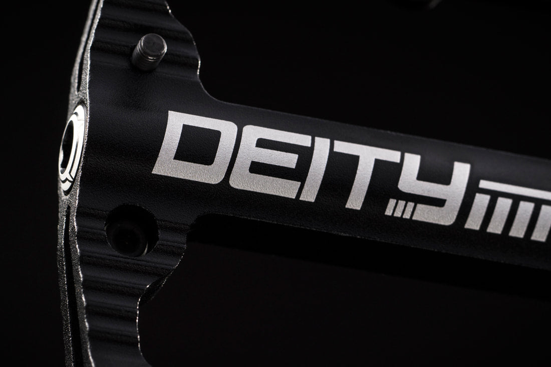 Pedal Flat Deity Black Kat Silver