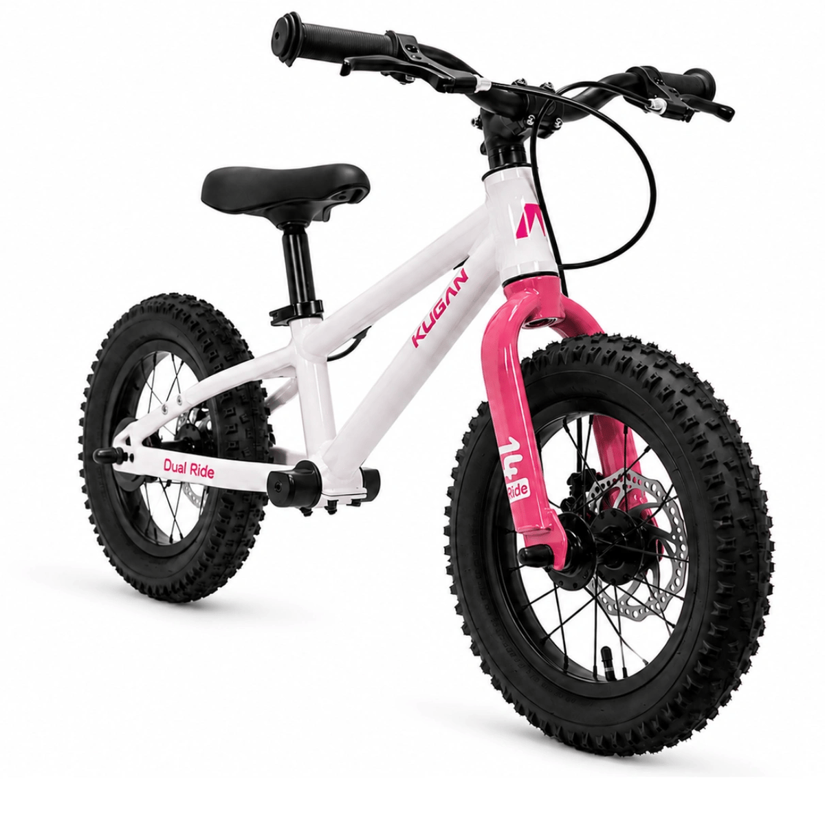 Bicicleta Niño 2 en 1 Dual Ride 14 - White/Pink