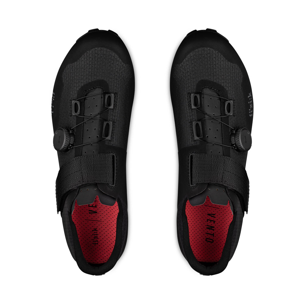 Zapatillas De Bicicleta Fizik Vento Ferox Carbon Negro