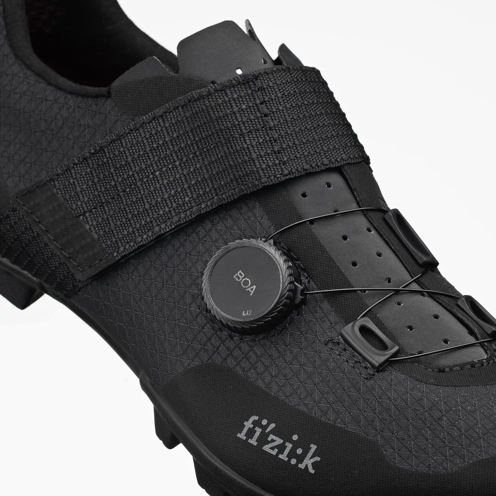 Zapatillas De Bicicleta Fizik Vento Ferox Carbon Negro