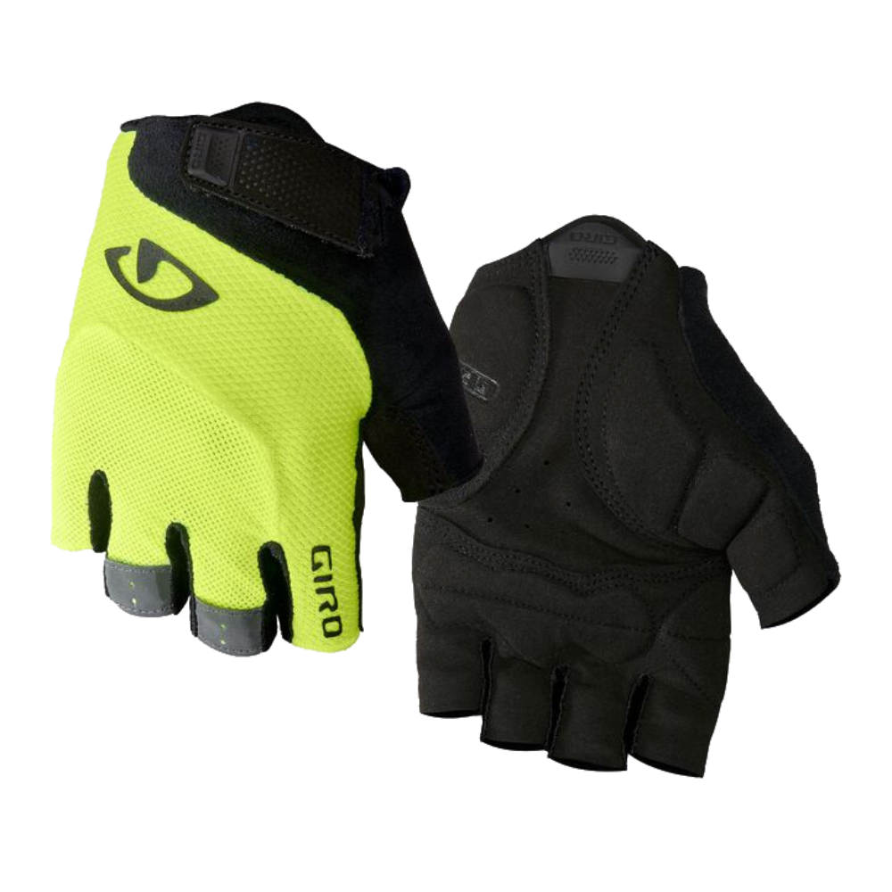 Guante Giro Bravo Gel Highlight Yellow