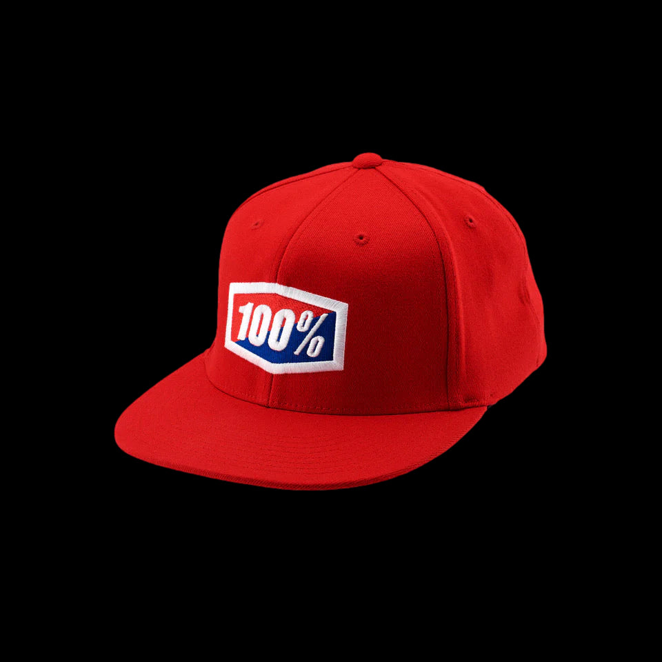 Gorro Jockey 100% Official Flexfit Red
