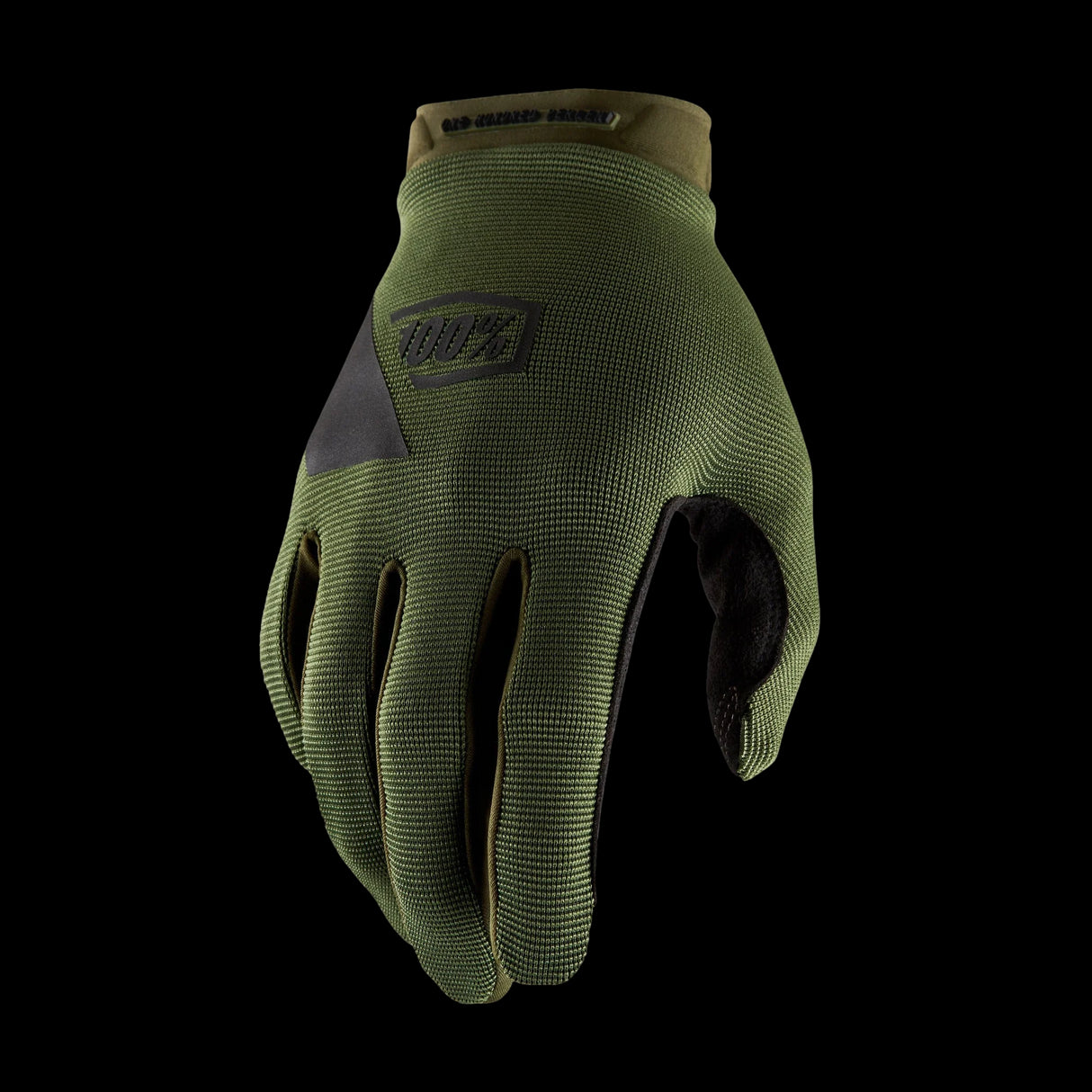 Guantes 100% Ridecamp Army Green/Black