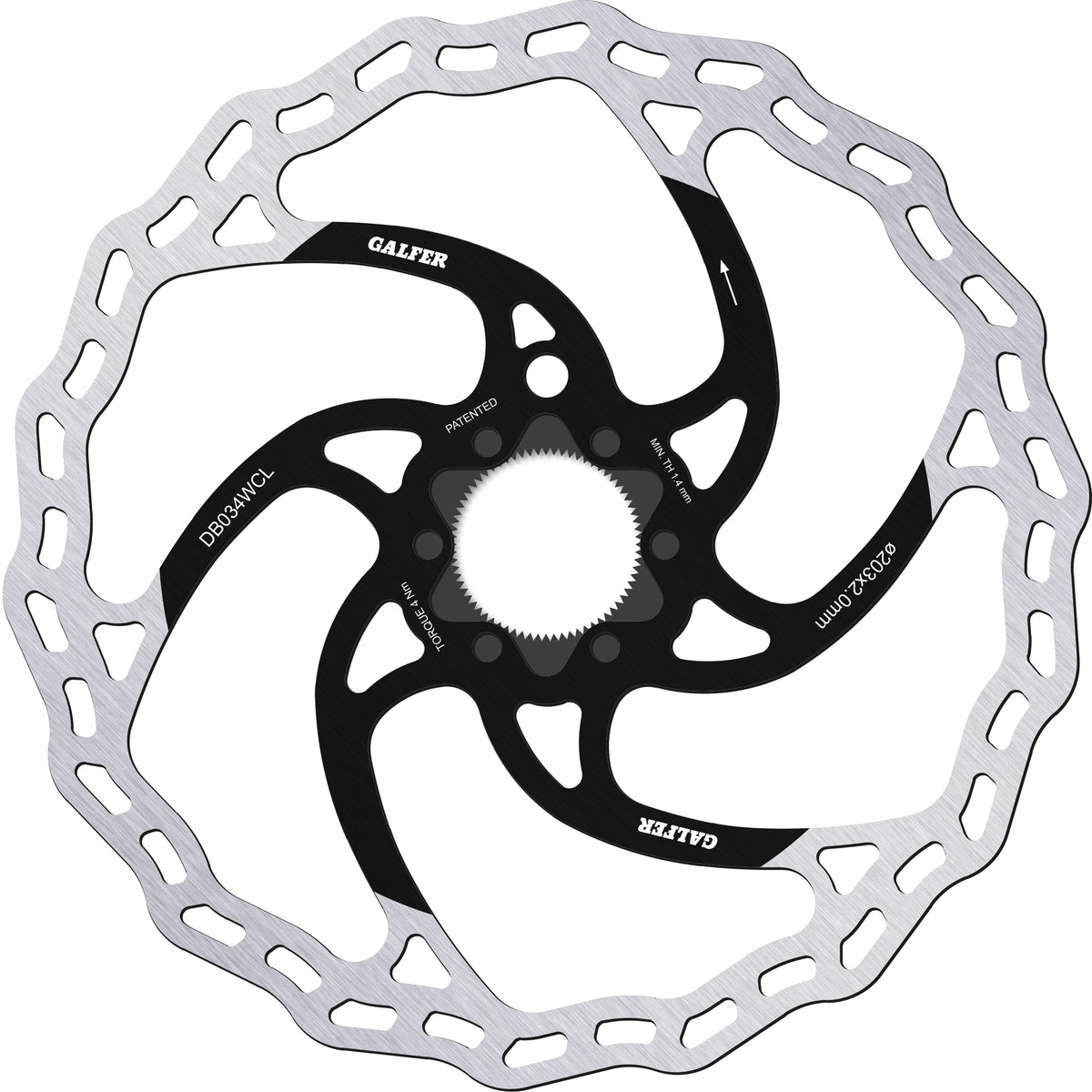 Galfer Rotor Disc Wave Ebike Centerlock 203Mm
