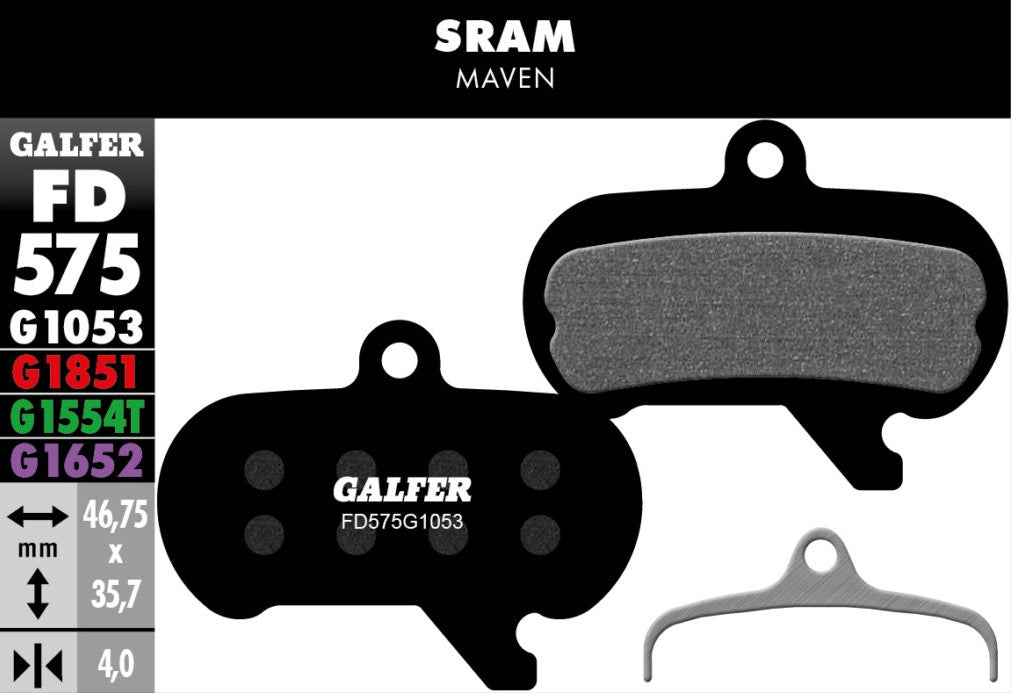 Galfer Pastillas Sram Maven Advanced