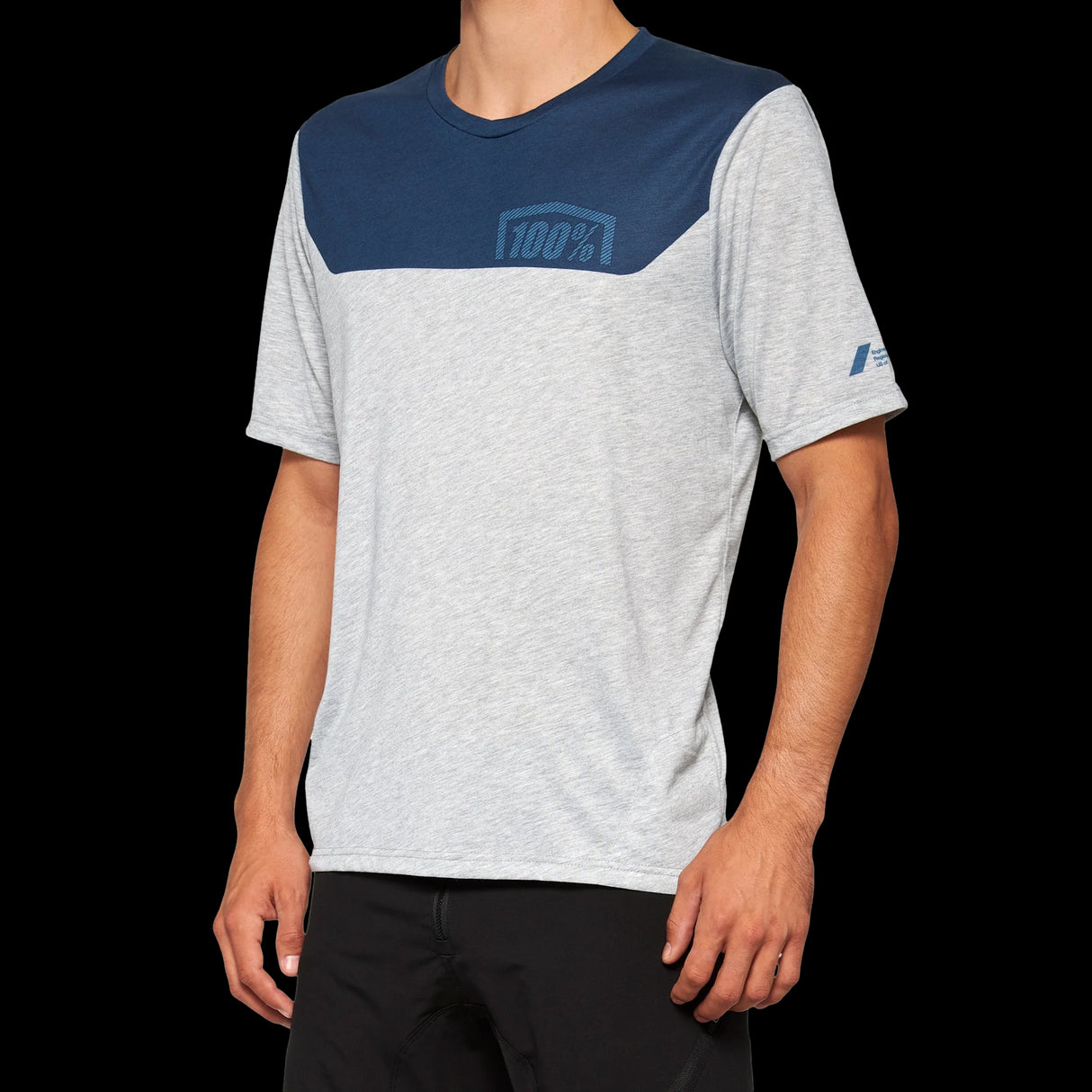 Jersey 100% Airmatic Short Sleeve Grey/Midnight