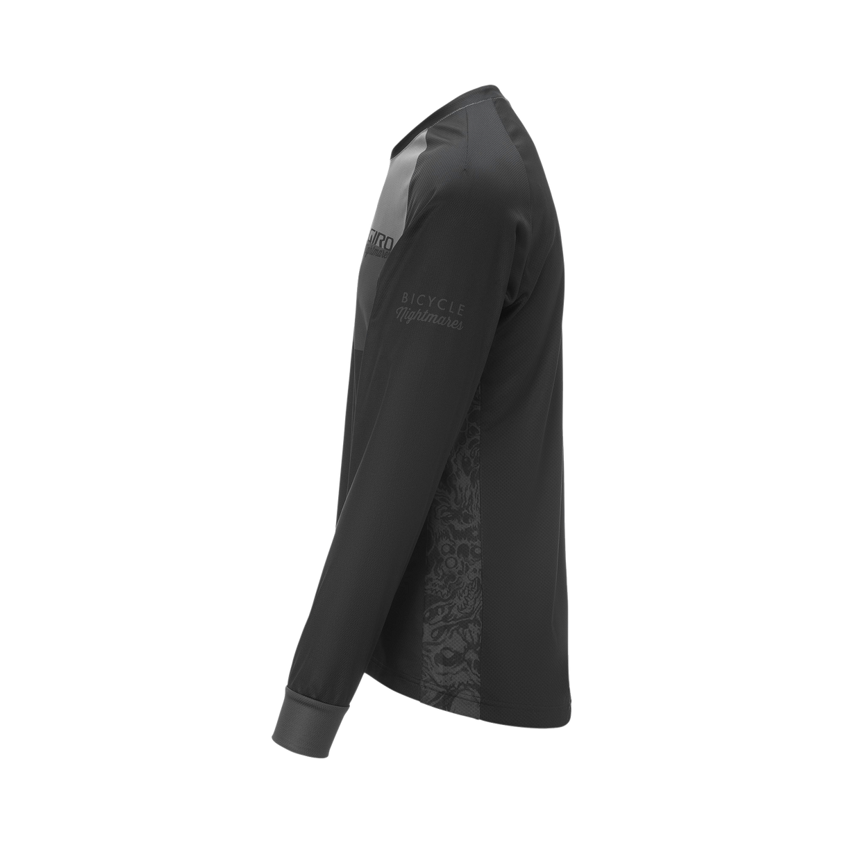 Jersey Giro Roust Nightmares Black/Grey