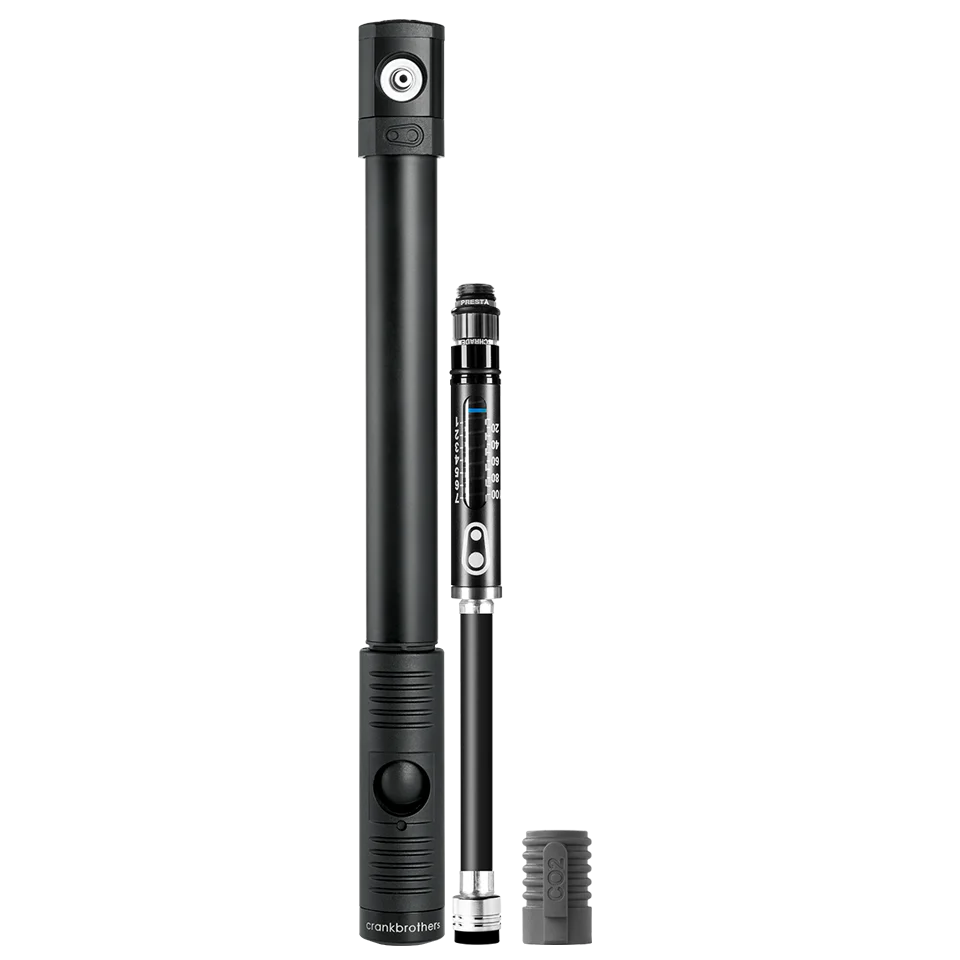 Bombin De Mano Crankbrothers Klic Gauge W/ Co2 Silver