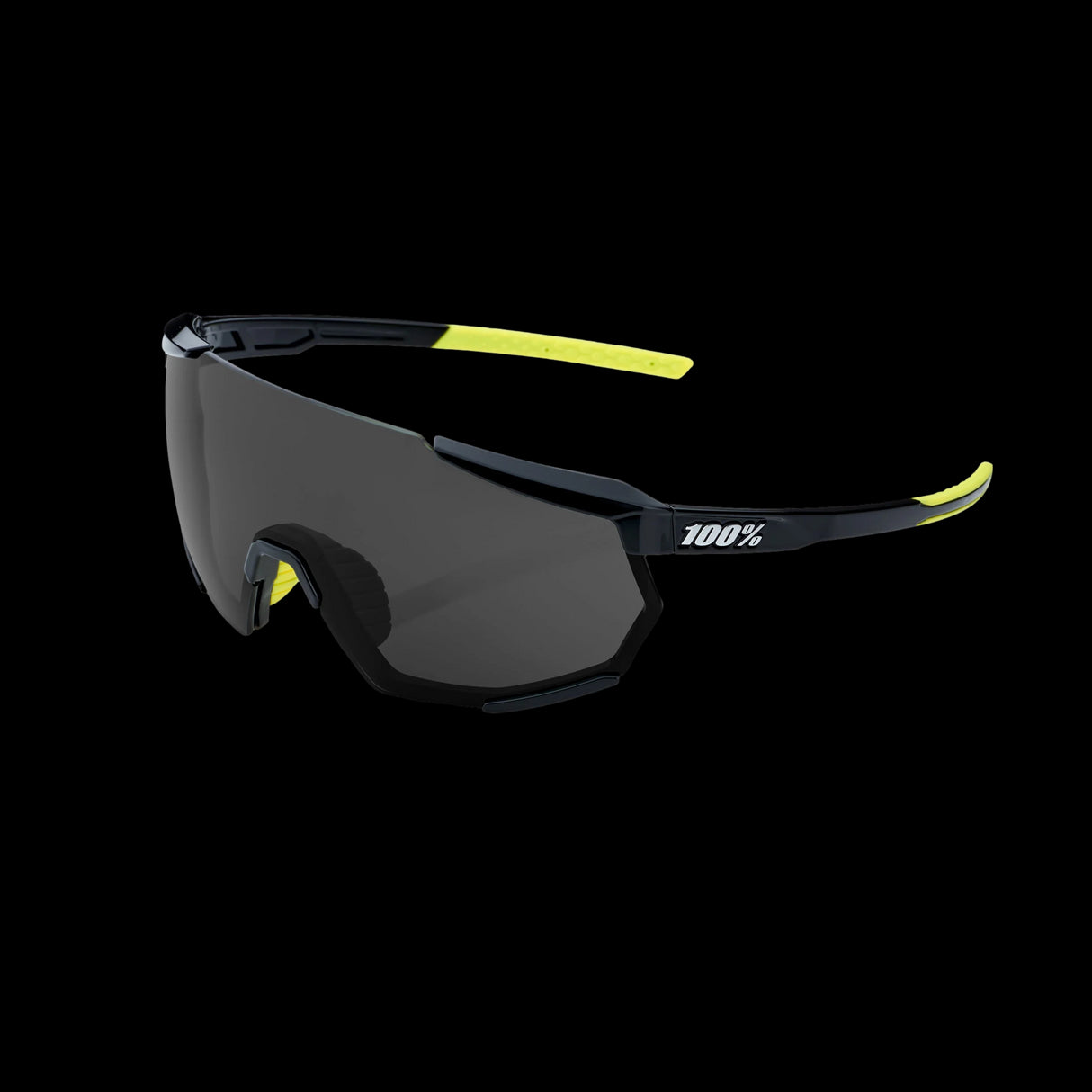 Lentes Ciclismo 100% Racetrap 3.0 Gloss Black - Smoke Lens
