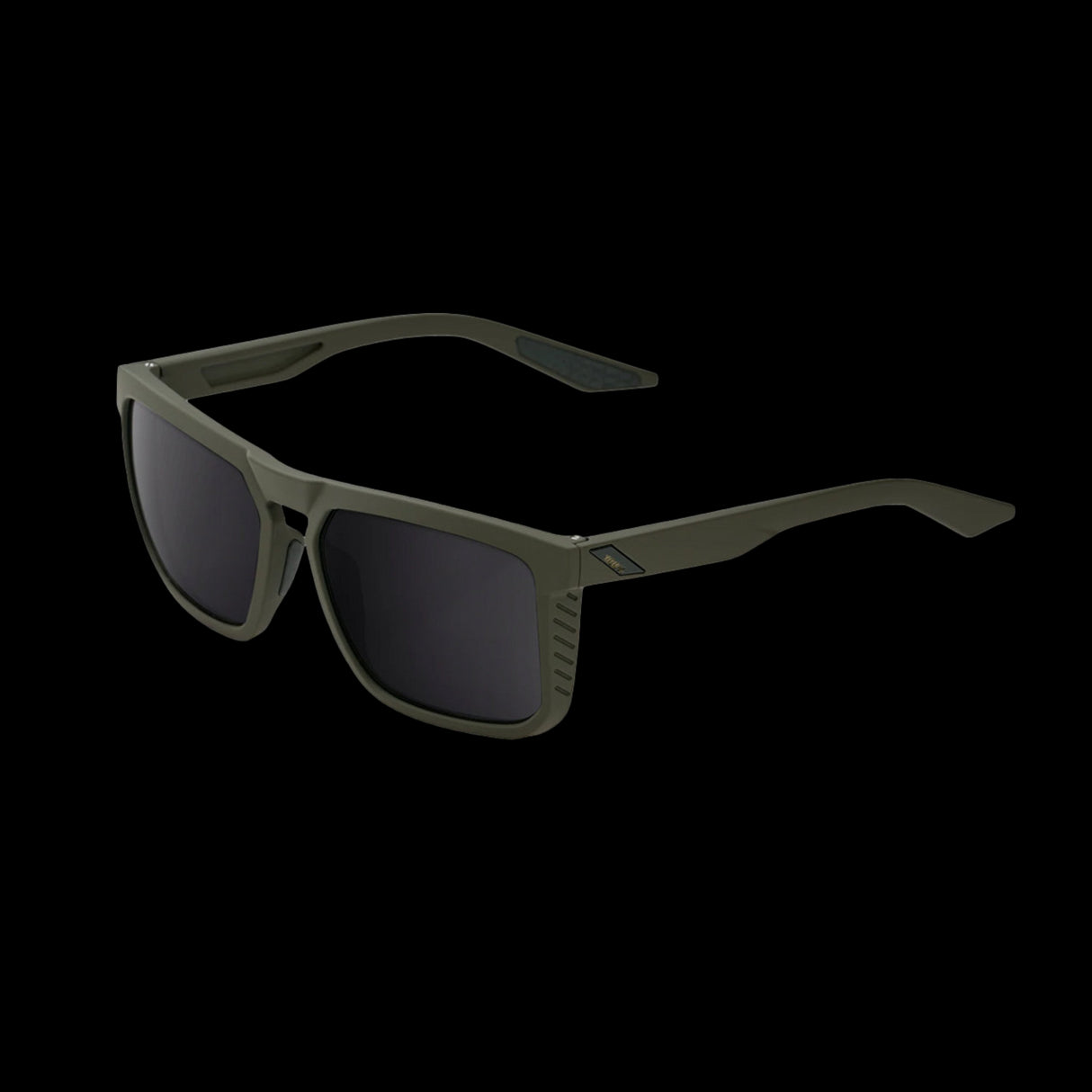 Lentes Ciclismo 100% Renshaw Soft Tact Army Green - Black Mirror Lens