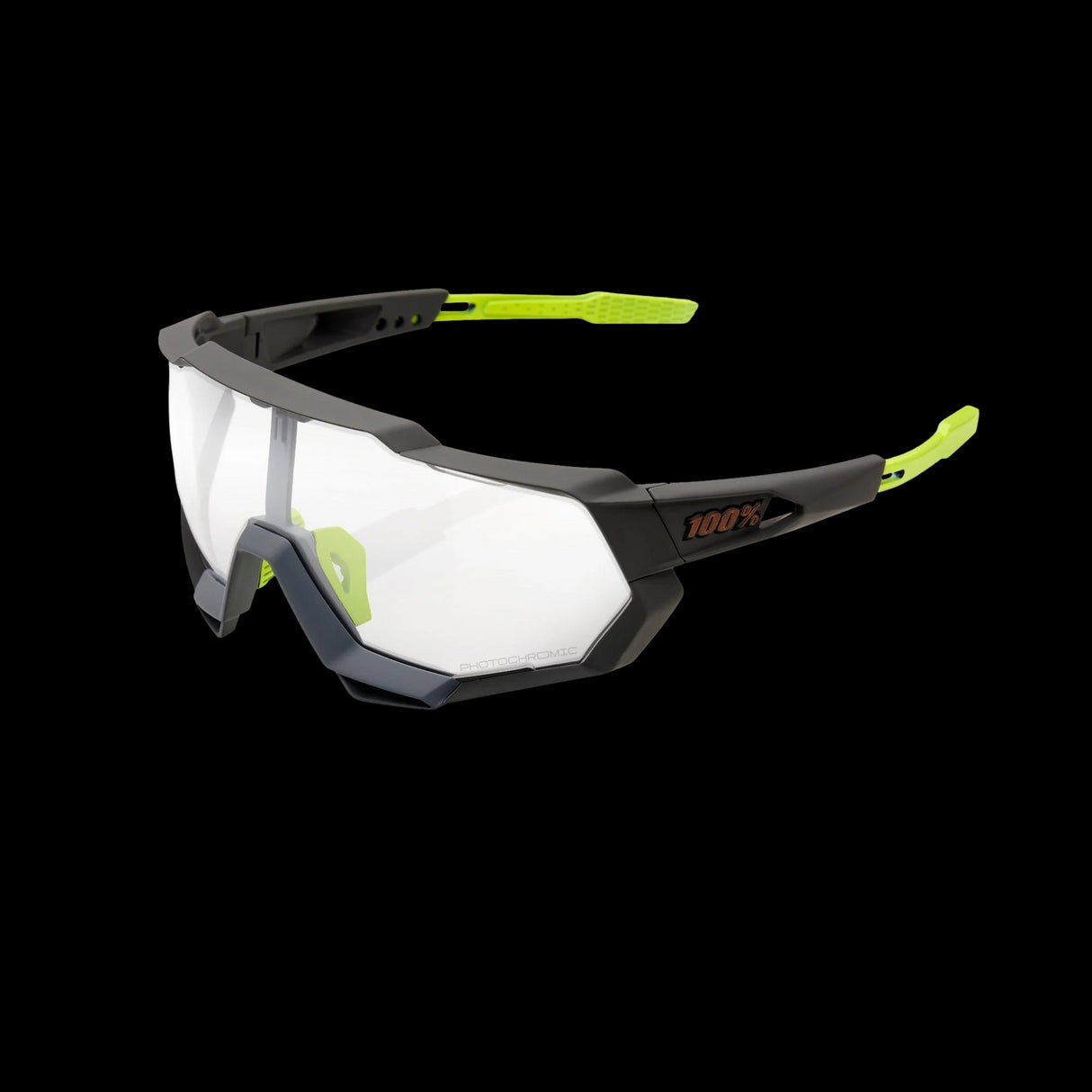 Lentes Ciclismo 100% Speedtrap Soft Tact Cool Grey - Photochromic Lens - Os