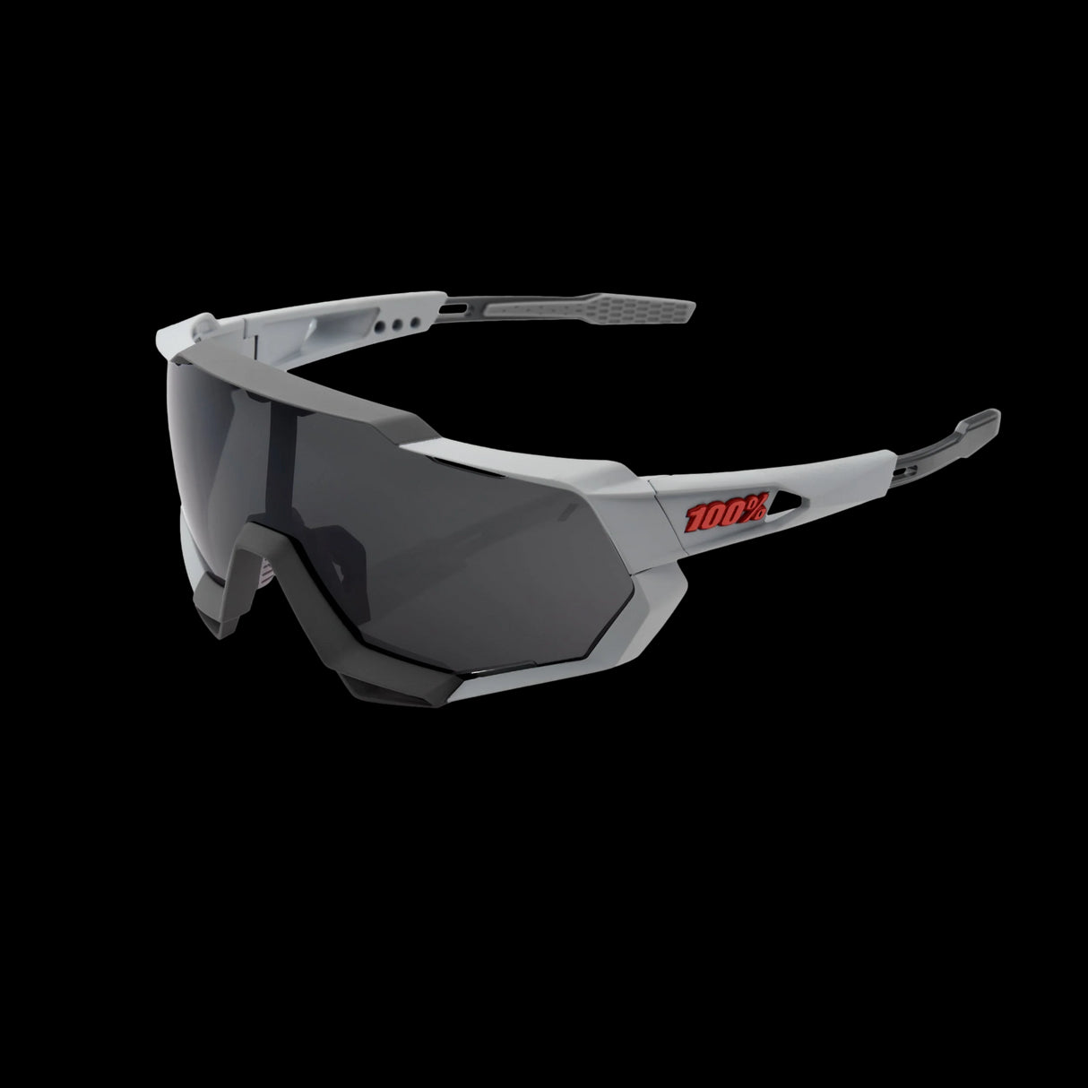 Lentes Ciclismo 100% Speedtrap Soft Tact Stone Grey - Smoke Lens