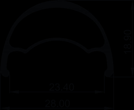Llanta Weinmann 29 U28 Tl Negra 32H