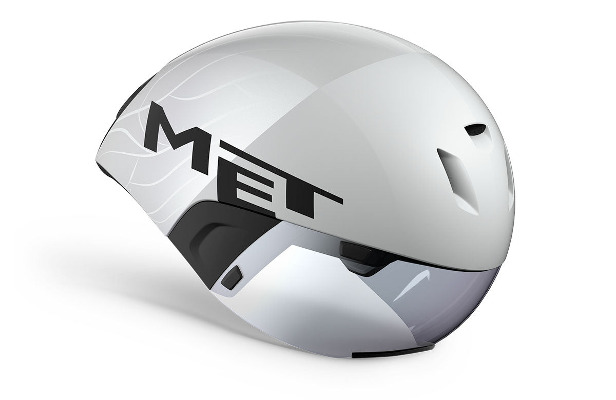 Casco Met Codatronca White Silveri Matt Glossy