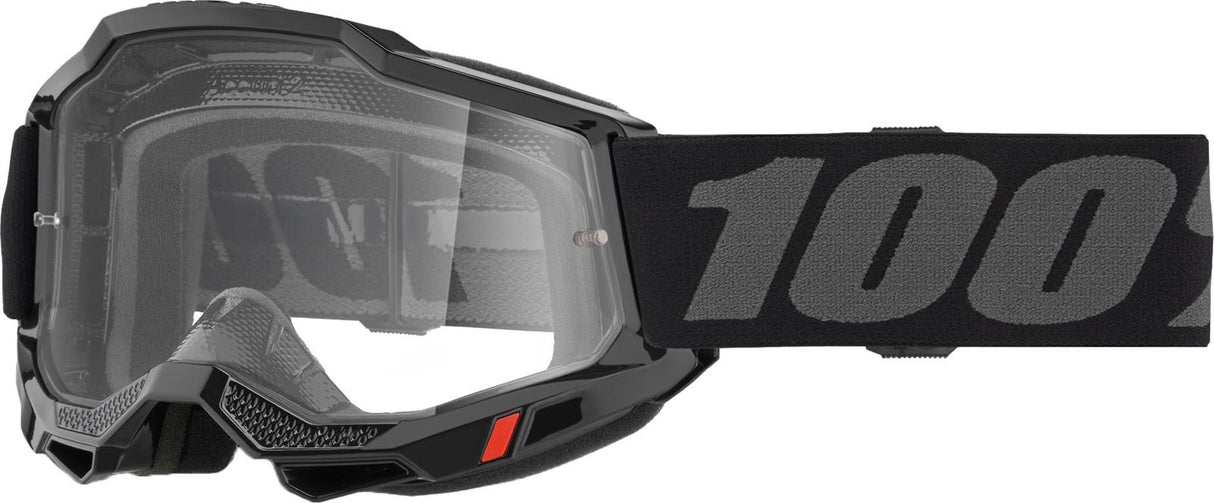 Antiparra 100% Accuri 2 Otg Goggle Black - Clear Lens