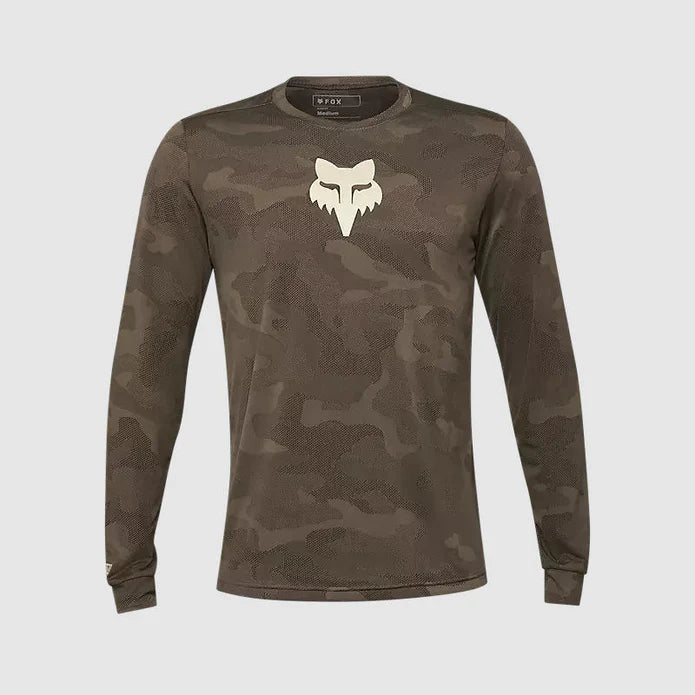 Polera Bicicleta Ranger TruDri™ Manga Larga Fox - Café