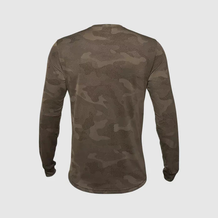 Polera Bicicleta Ranger TruDri™ Manga Larga Fox - Café