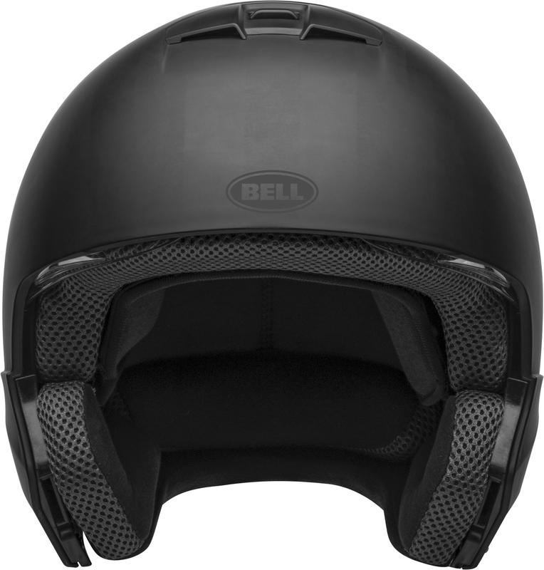 Casco Moto Calle Broozer Negro Mate Certificado QR Bell
