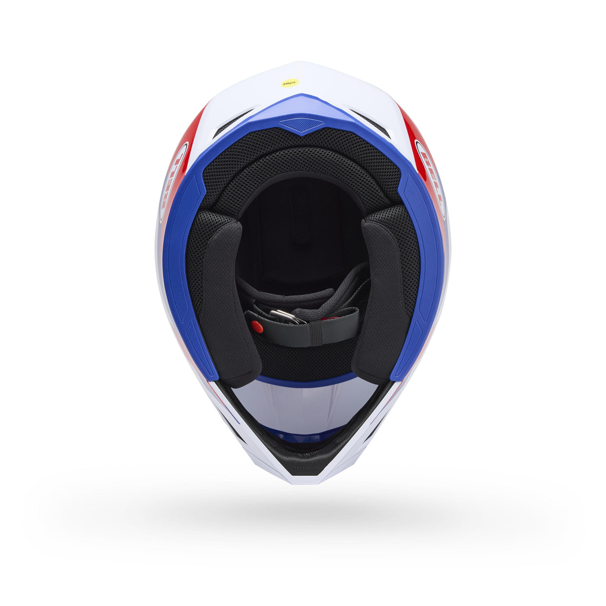 Casco Moto MX-10 Rojo/Blanco Certificado QR Bell