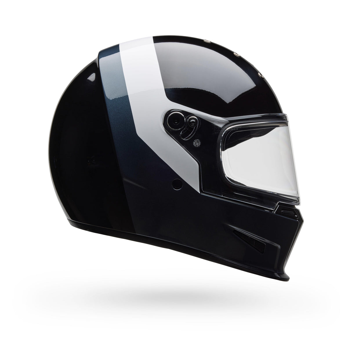 Casco Moto Calle Eliminator Menace Negro Certificado QR Bell